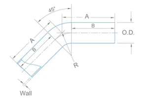 Отводы 45&deg; ASTM (2)