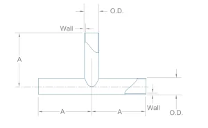 Тройники равнопроходные ASTM (2)