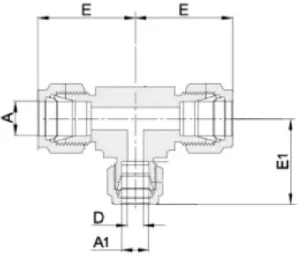 2-Переходной тройниковый патрубок