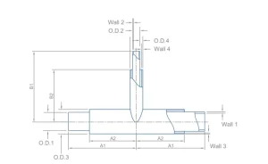 Двухстенные переходные тройники（2）
